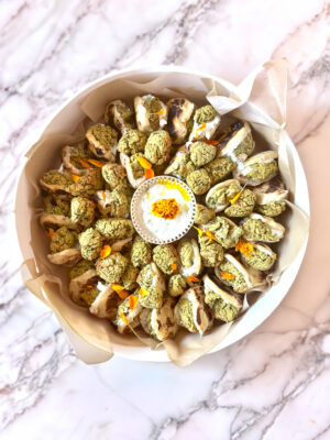 Homemade Pita, Falafel and Houmous Platter - Otto