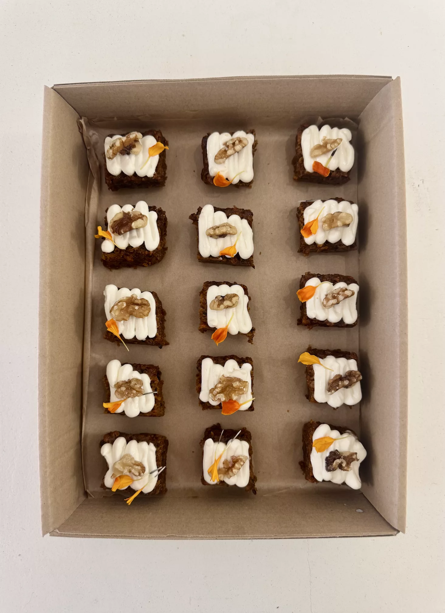 Carrot Cake Bites Platter Marbella | Carlotta